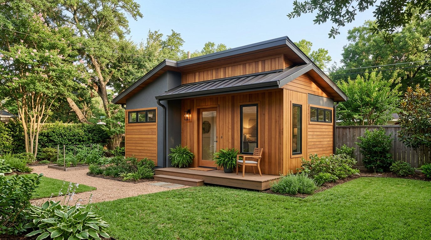 Tiny home ADU exterior