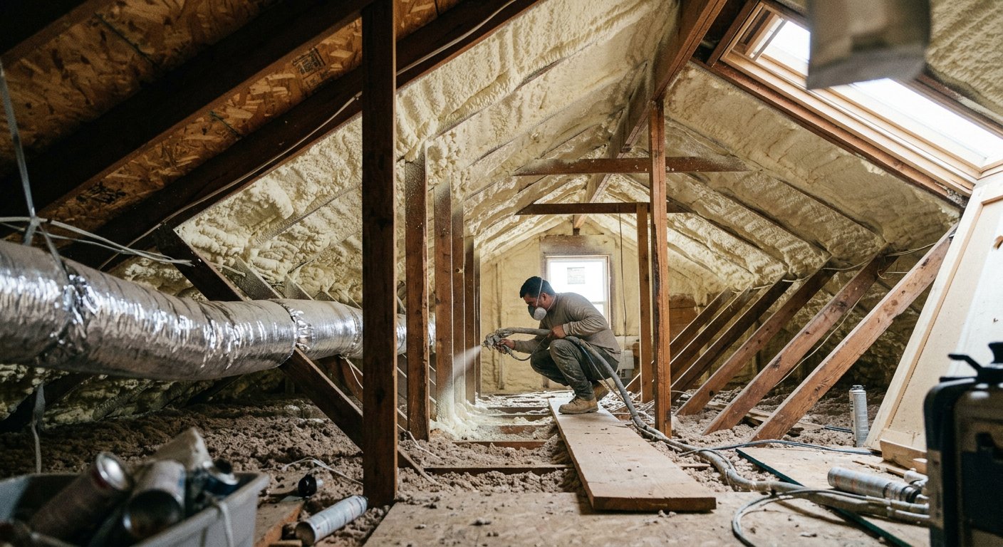 Attic sealing complete