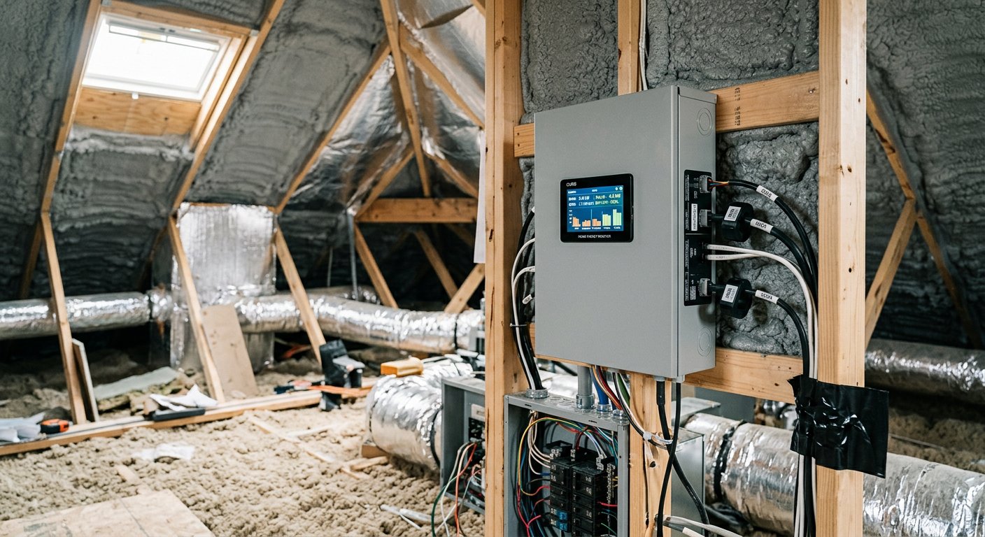 Smart power monitoring panel