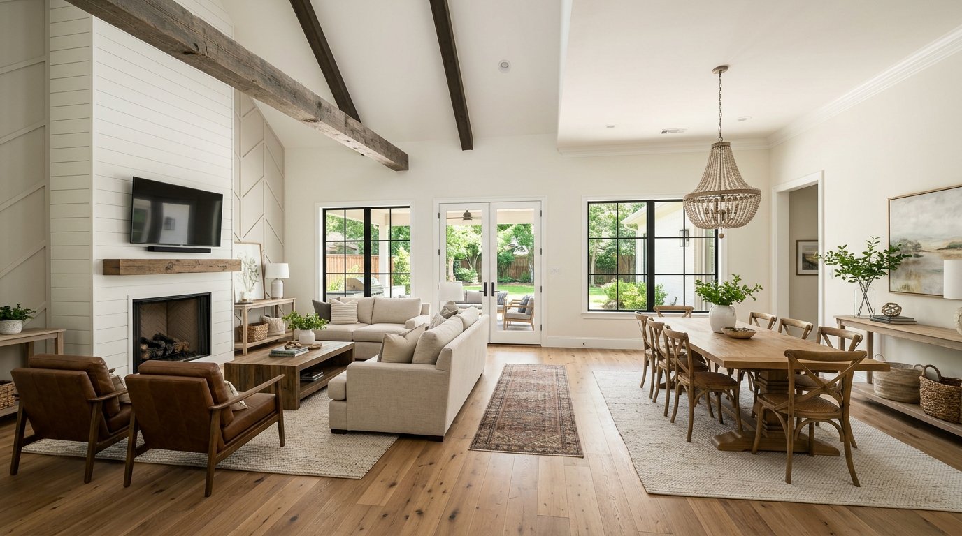 Modern farmhouse interior remodel