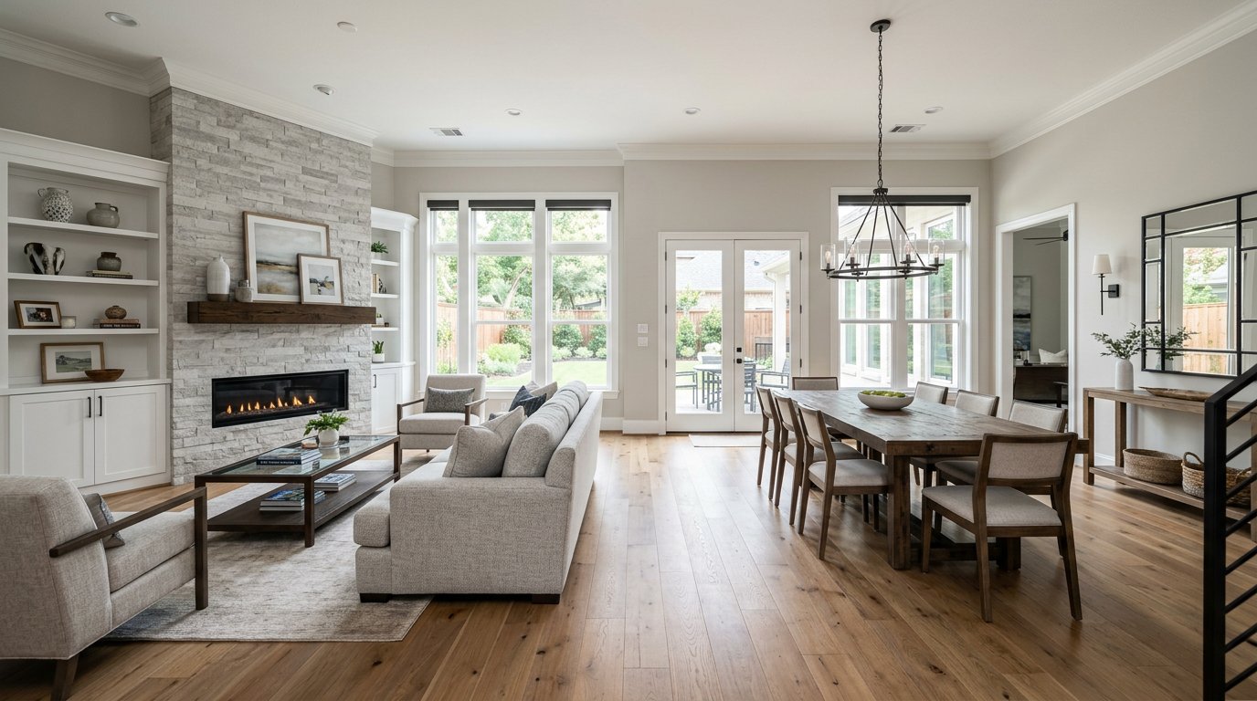 Transitional Texas ranch remodel