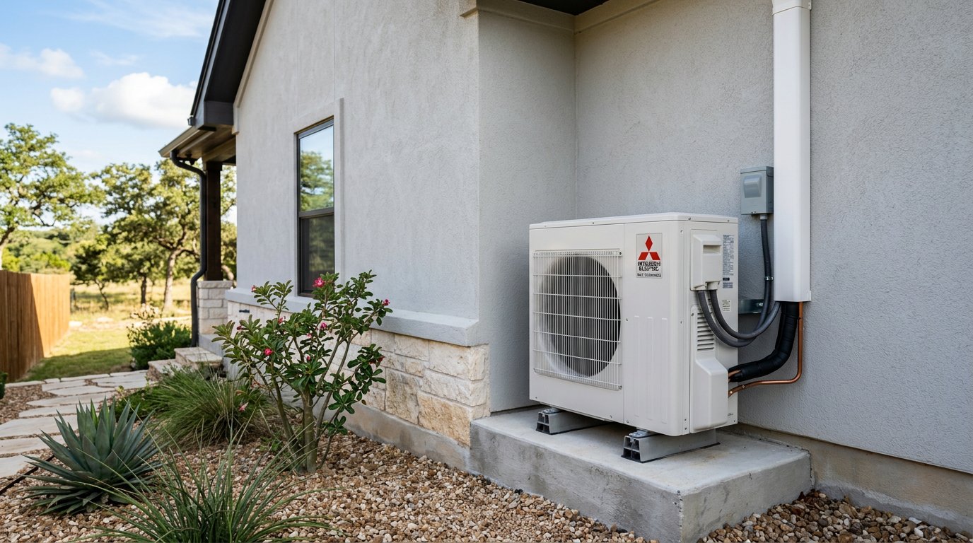 Mini split ductless install