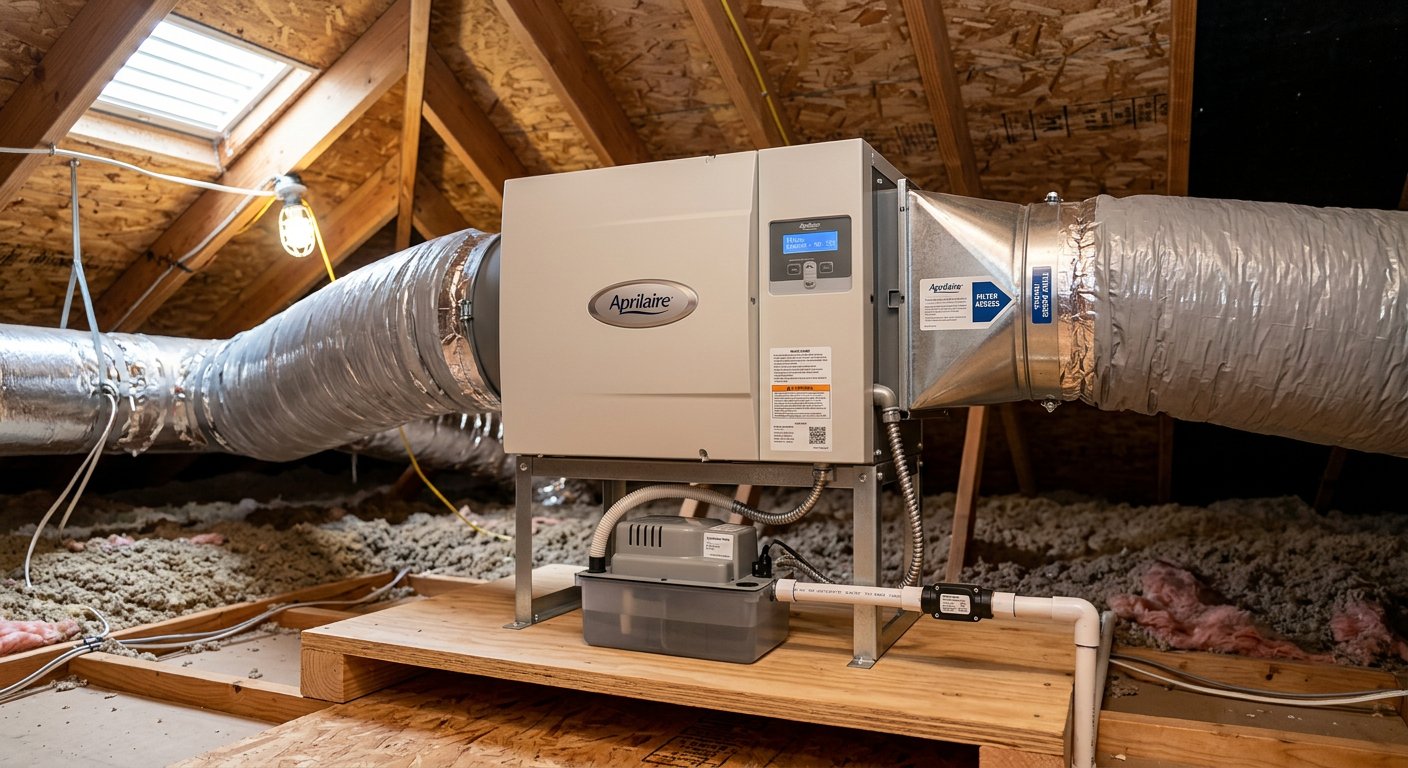 Whole home dehumidifier