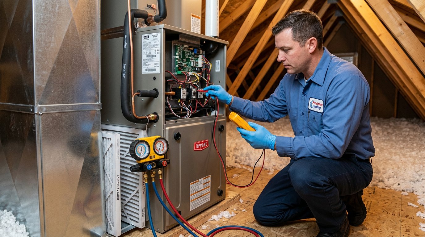 HVAC service tune up