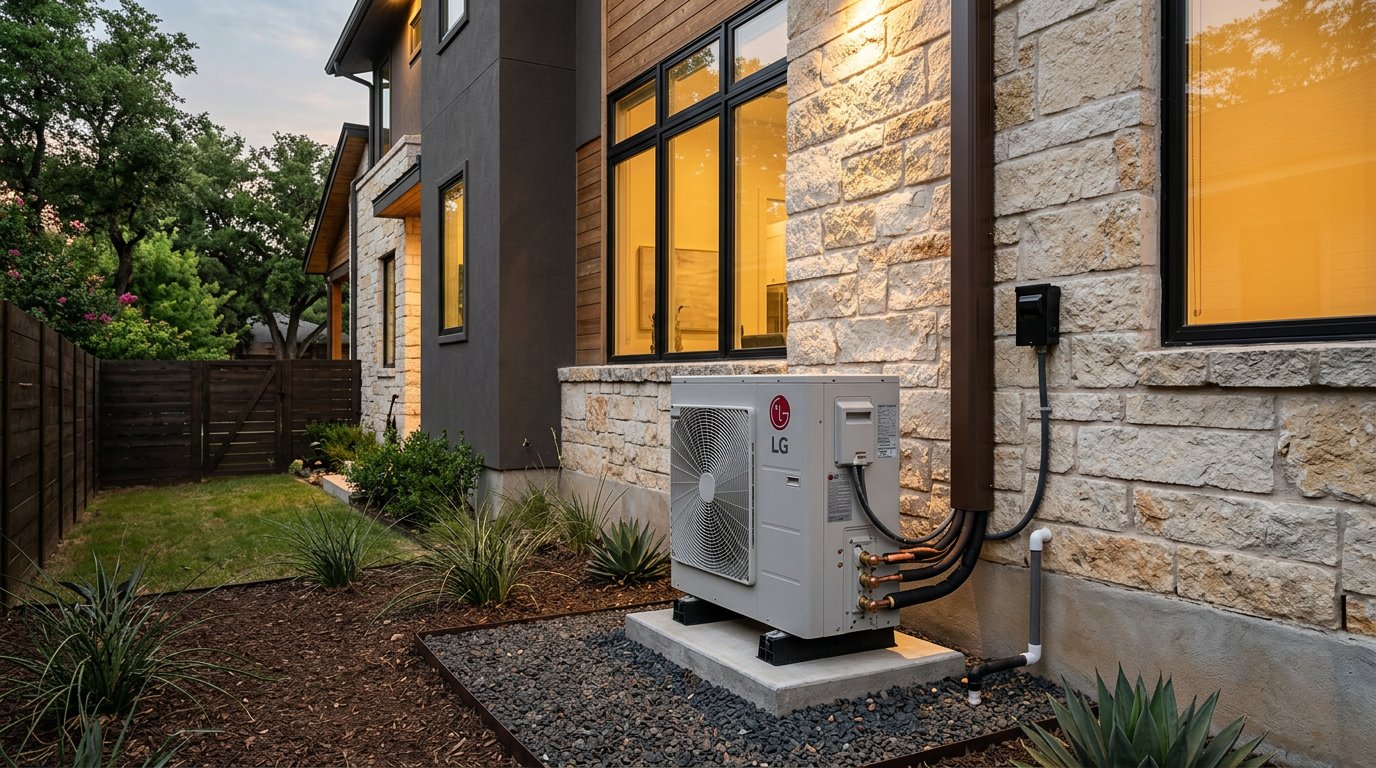 Mini split outdoor multi-zone