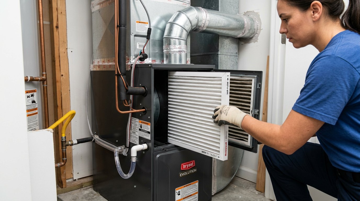 HVAC filter replacement