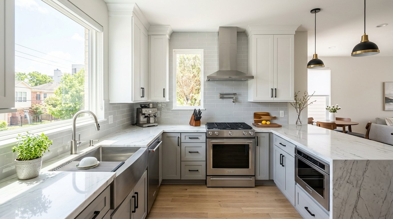 Compact condo kitchen remodel