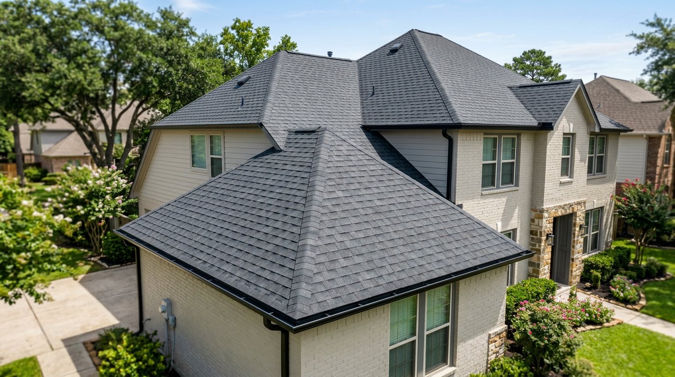 Re-roof complete with new gutters