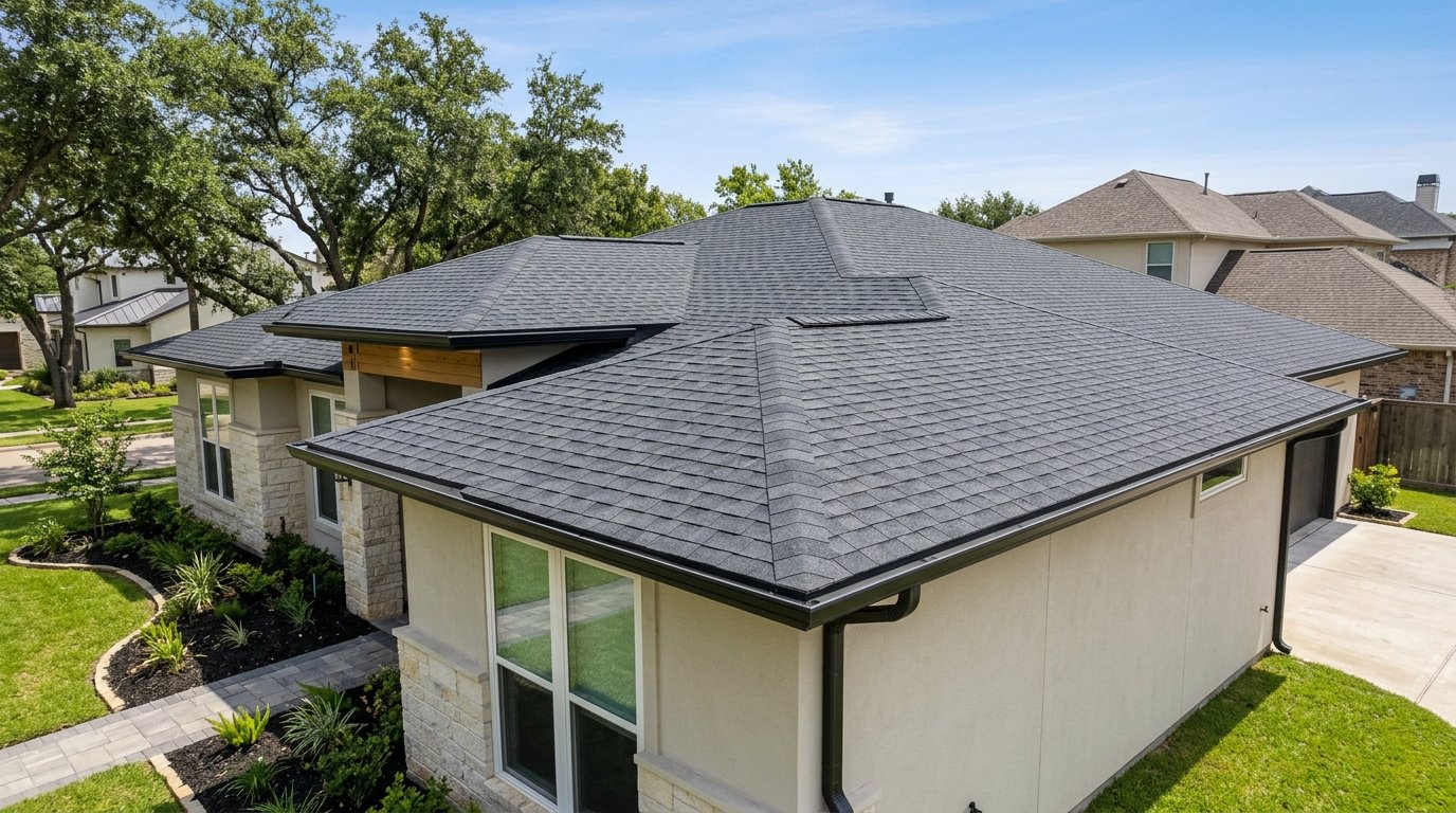 Low slope flat roof install