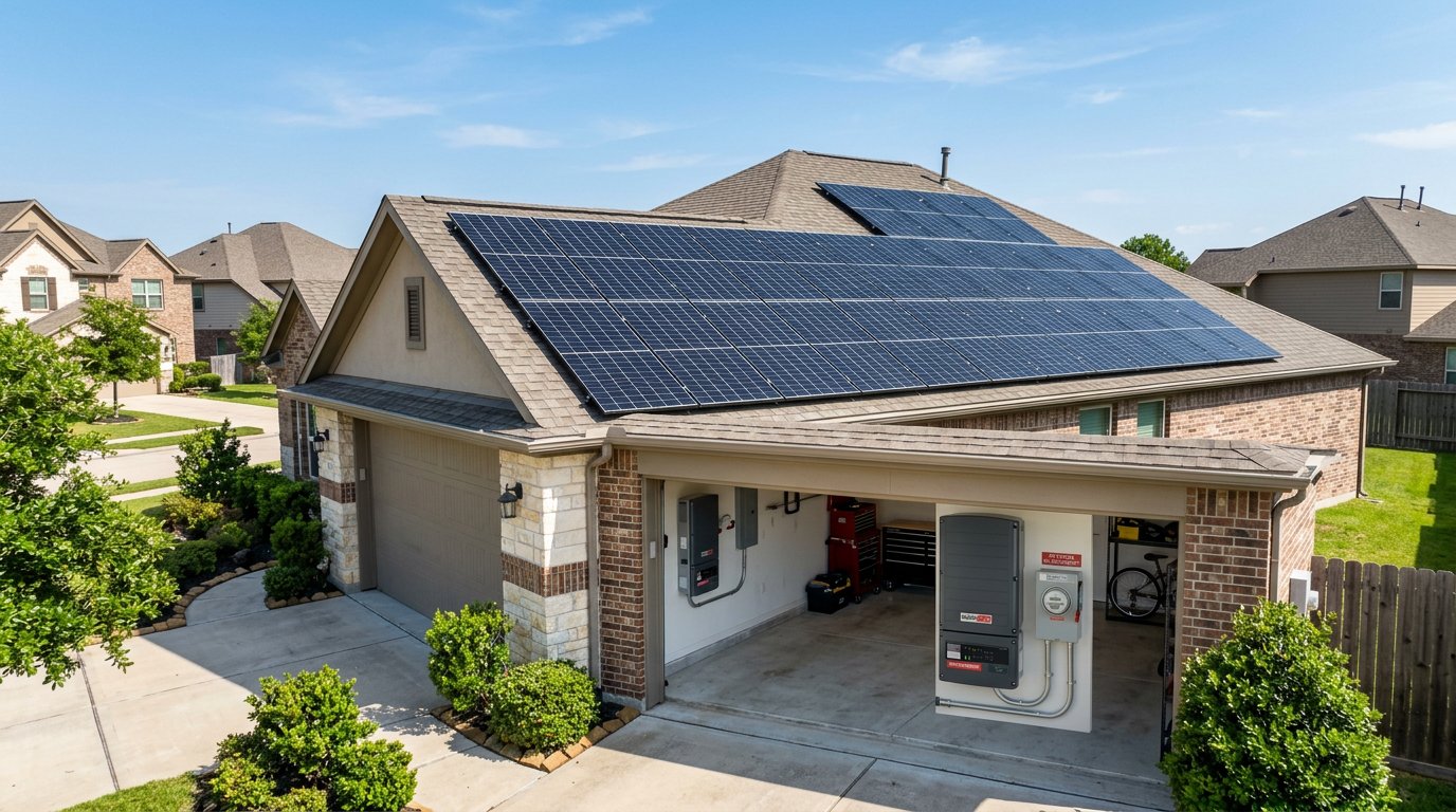 Inverter installation in garage