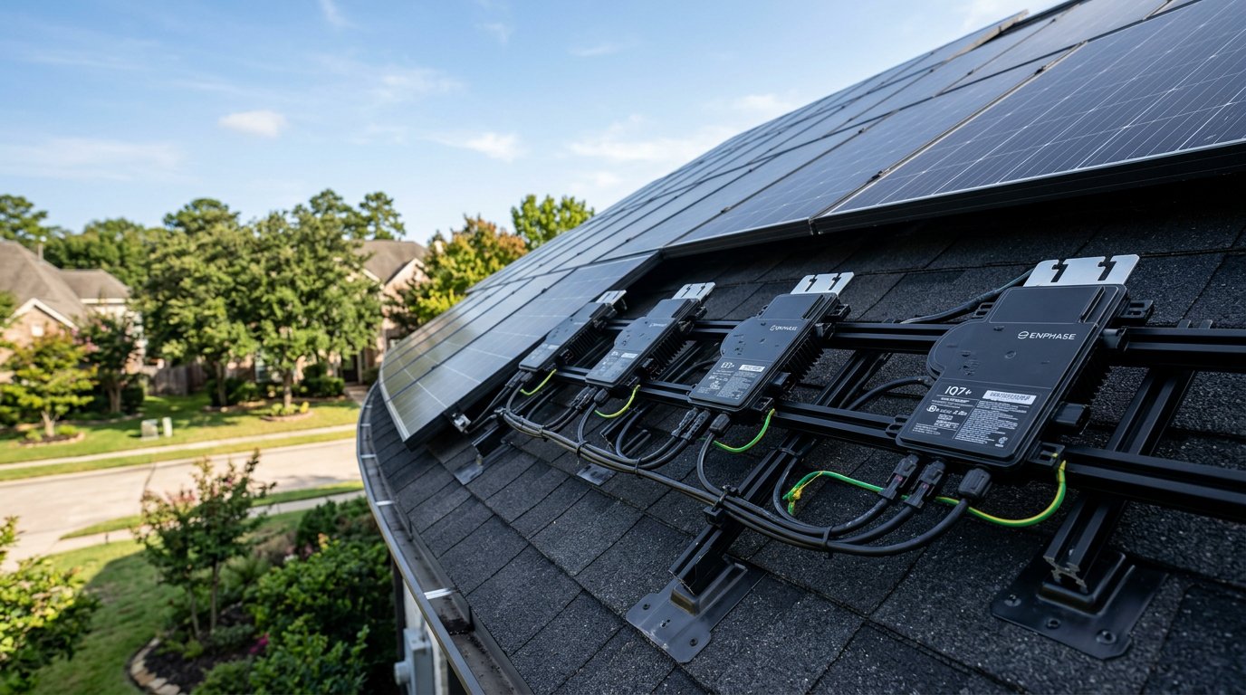 Solar microinverters install
