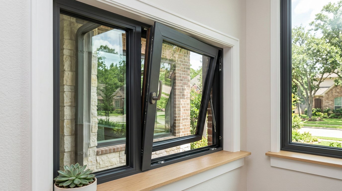Tilt and turn window install